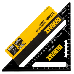Прав ъгъл DeWALT DWHT25227 180x180x250 mm