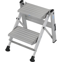 Професионална двустранна алуминиева стълба KRAUSE STABILO 1x2