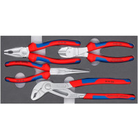 Комплект клещи основен - хром KNIPEX "Basic Chrom"
