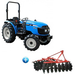 Трактор LS R36I + Дискова брана 1,5 m