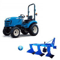 Трактор LS XJ25-HST + Плуг 3x20