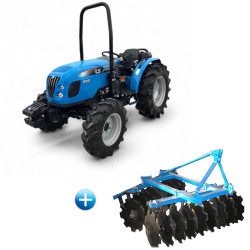 Трактор LS R60-MT + Дискова брана 1,7 m