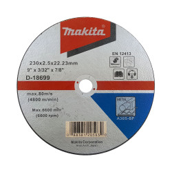Диск за рязане на метал MAKITA D-18699 230х2,5x22,23 mm