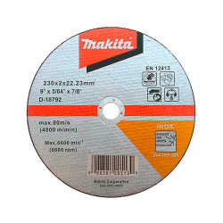 Диск за рязане на метал MAKITA D-18792 230х2x22,23 mm