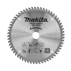 Циркулярен диск за алуминий MAKITA 165 x 20 mm 60T