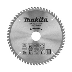 Циркулярен диск за алуминий MAKITA 190x30 mm 60T