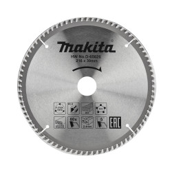 Циркулярен диск за алуминий MAKITA 216 x 30 mm 80T