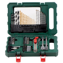 Комплект свредла и битове METABO, 55 части