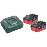 Стартов комплект METABO 18V ASC 145 + 2x5.5 Ah LiHD Стартов комплект METABO 18V ASC 145 + 2x5.5 Ah LiHD
