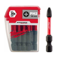 Комплект битове MILWAUKEE PH2 50mm, 10 части