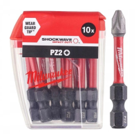 Комплект битове MILWAUKEE PZ2 50mm, 10 части