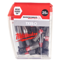 Комплект битове MILWAUKEE TX25 25mm, 25 части