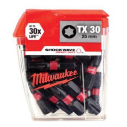 Комплект битове MILWAUKEE TX30 25mm, 25 части