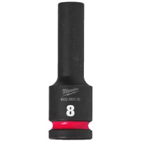 Ударна удължена вложка Milwaukee 1/2 ", 8 mm