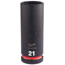 Ударна удължена вложка MILWAUKEE 1/2“ 21 mm