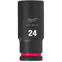 Ударна удължена вложка MILWAUKEE 1/2“ 24 mm