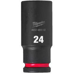 Ударна удължена вложка MILWAUKEE 1/2“ 24 mm