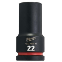 Ударна удължена вложка MILWAUKEE 3/4“ 22 mm