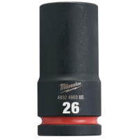 Ударна удължена вложка MILWAUKEE 3/4“ 26 mm