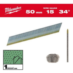 Пирони за такер MILWAUKEE 1,8x50 mm 2500 броя 