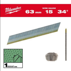 Пирони за такер MILWAUKEE 1,8x63 mm 2200 броя 