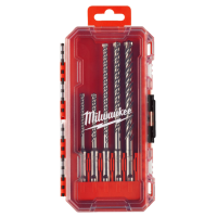 Комплект свредла за бетон MILWAUKEE SDS-Plus MX4, 5бр