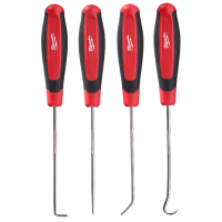 Комплект ръчни куки и шила MILWAUKEE, 4 броя