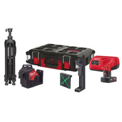 Лазерен нивелир MILWAUKEE M12 3PLSKIT-401P