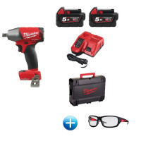 Акумулаторен ударен гайковерт MILWAUKEE M18ONEIWF12-502X