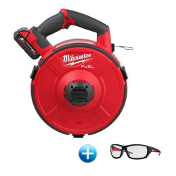 Акумулаторна машина за изтегляне на кабели MILWAUKEE M18FPFT-202 36M