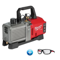 Акумулаторна вакуум помпа MILWAUKEE M18 FVP5-0 + бутилка с масло