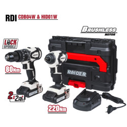 Акумулаторен комплект RAIDER RDI-CDB04W & HID01W