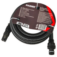 Смукателен маркуч Raider 1" 4 m с възвратен клапан и филтър