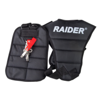 Самар за косене с широки и меки колани RAIDER