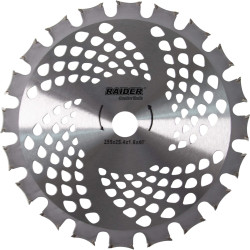 Диск за моторна коса RAIDER TCT 40T 255 mm