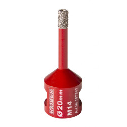 Диамантена боркорона Raider Diamond Dry M14, Ø20 mm