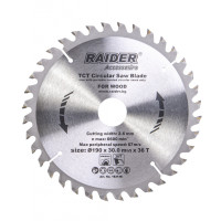 Диск за циркуляр RAIDER 190х36Тх30 mm
