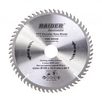 Диск за циркуляр RAIDER 190х60Тх30 mm