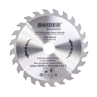 Диск за циркуляр RAIDER 200х24Тх30 mm