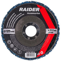 Почистващ диск Raider, 125x22,2x14 mm