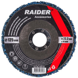 Почистващ диск Raider, 125x22,2x14 mm