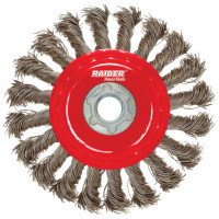 Четка за флекс конусна плетена Raider Ø100 mm