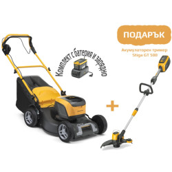 Акумулаторна косачка STIGA Collector 48 S AE Kit