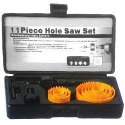 Комплект боркорони за дърво Tolsen 11 части