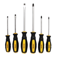 Комплект ударни отвертки TOPMASTER - 6 броя