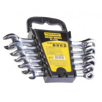 Комплект звездогаечни ключове с тресчотка TOPMASTER 6 броя