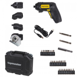 Акумулаторна бормашина TOPMASTER COMPACT 4 в 1 