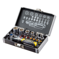 Комплект битове и вложки с тресчотка Topmaster - 26 части Комплект битове и вложки с тресчотка Topmaster - 26 части