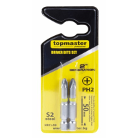 Накрайници PH2 TOPMASTER 50 mm 2 броя