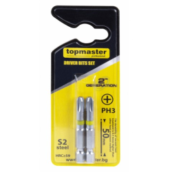 Накрайници PH3 TOPMASTER 50 mm 2 броя
